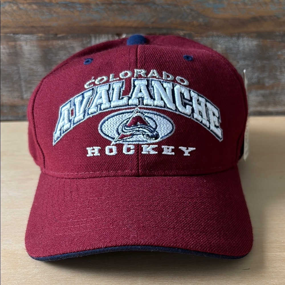 Authentic Fitted 7 1/2 Zephyr Hat Colorado Avalanche Hockey